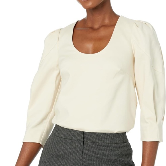 TRINA TURK Puff Sleeve Top - Picture 6 of 6